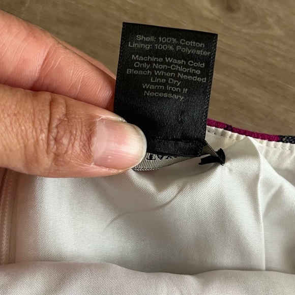 Ann Taylor Floral Tapestry Pencil Skirt sz 0 - Picture 5 of 9